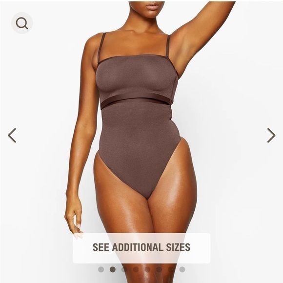 SKIMS Sheer Sculpt High Waisted Thong - Picture 1 of 10